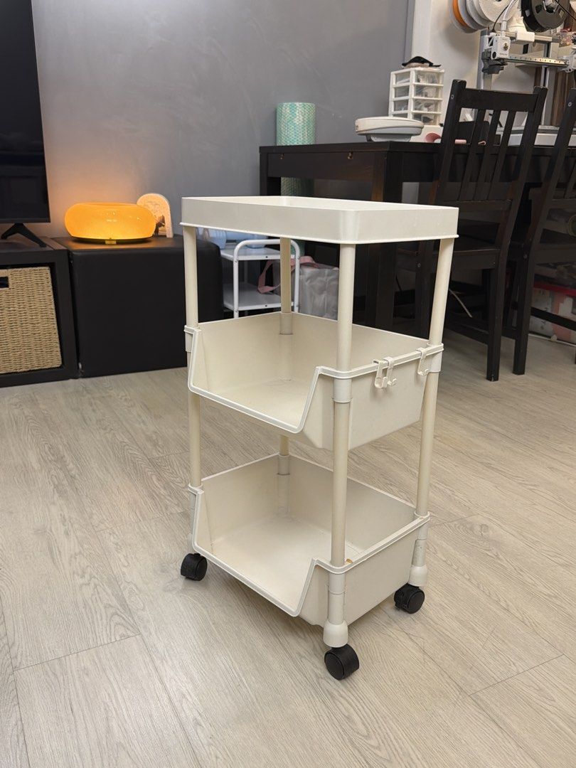 3 tier storage with wheels