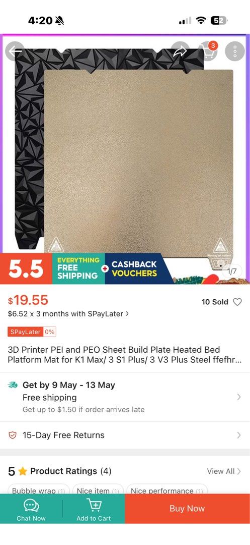 3D Printer PEI and PEO Sheet Build Plate