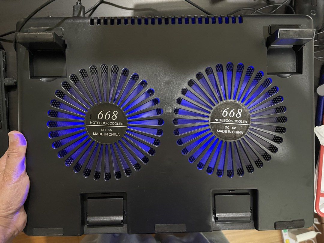 668 Notebook Cooler with Blue LED Lights442224872355287041