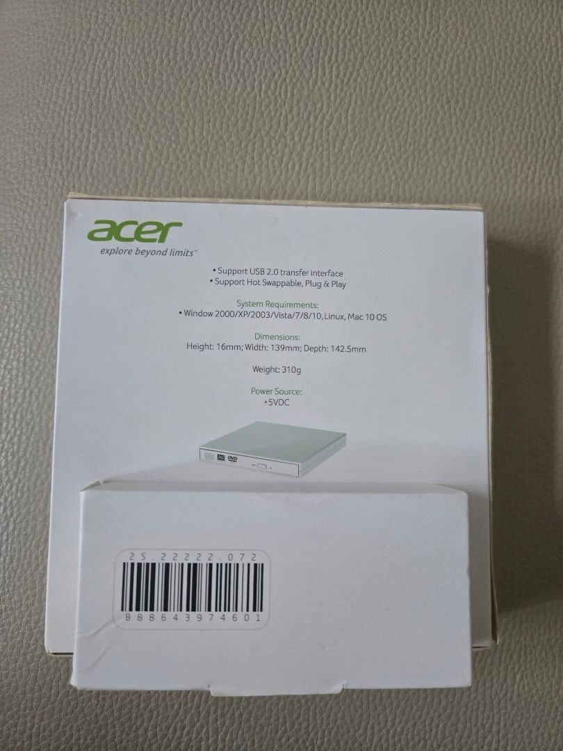 Acer External USB DVD Writer442128389982791681