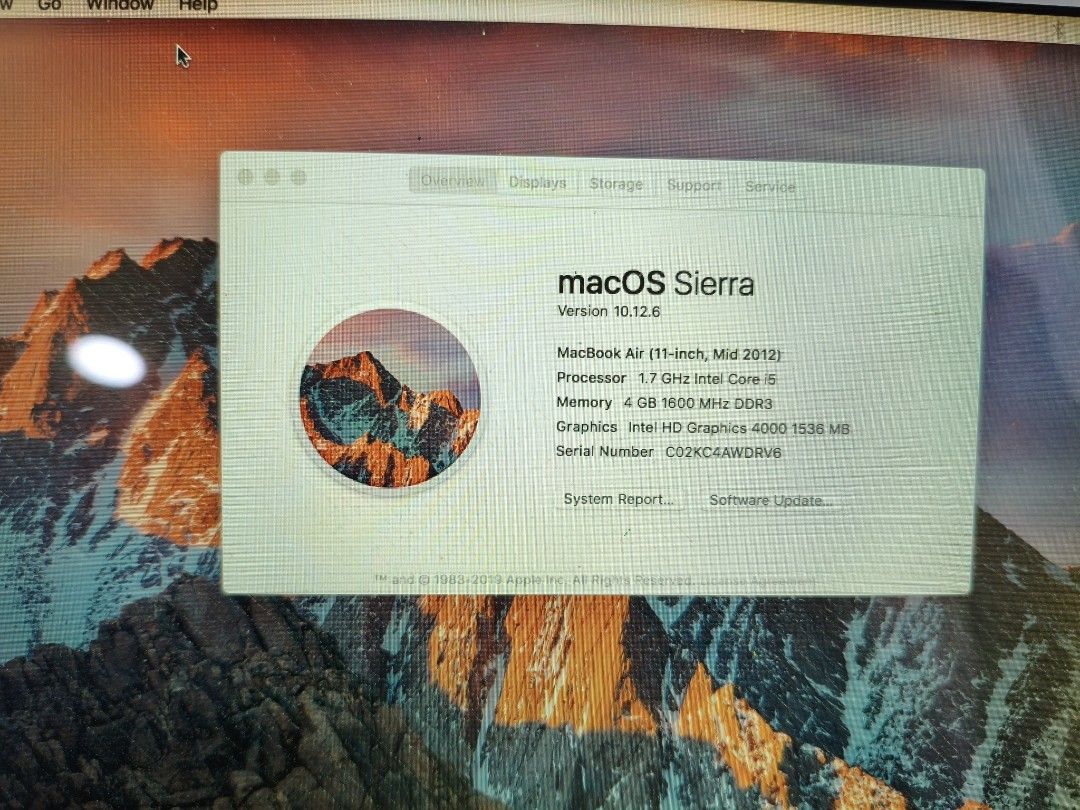 Apple MacBook Air 11-inch (Mid 2012)442018316178565121