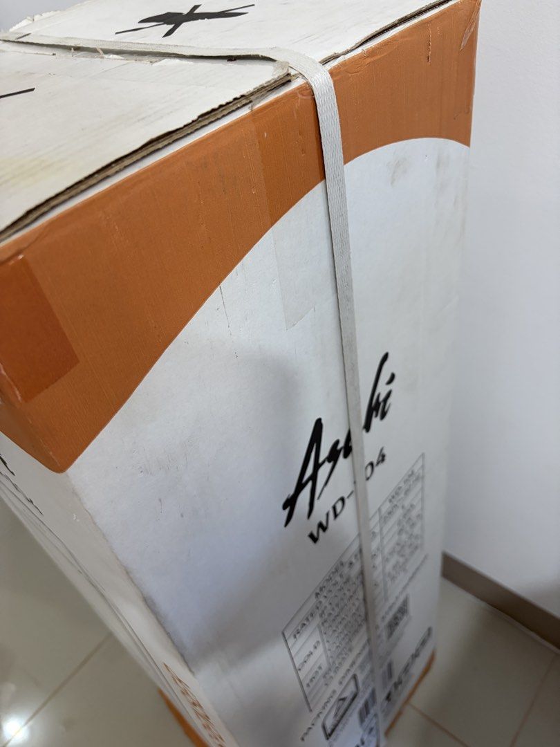 Asahi WD-104 Water Dispenser (Category: Water Purifiers & Dispensers) located in Manila. Submitted by kylamorfee79155 (Listing ID 1435465540, Image 3). Description: - Asahi WD-104 Water Dispenser - Top Load, Hot and Cold Water Dispenser - 2-Layer Cabinet - Hot tap with lock - Non-spill water container supporter - Glossy facade - BRAND NEW AND SEALED - Model number: WD-104 Location: Victoria De Manila Condominium General Malvar St. Malate Manila.