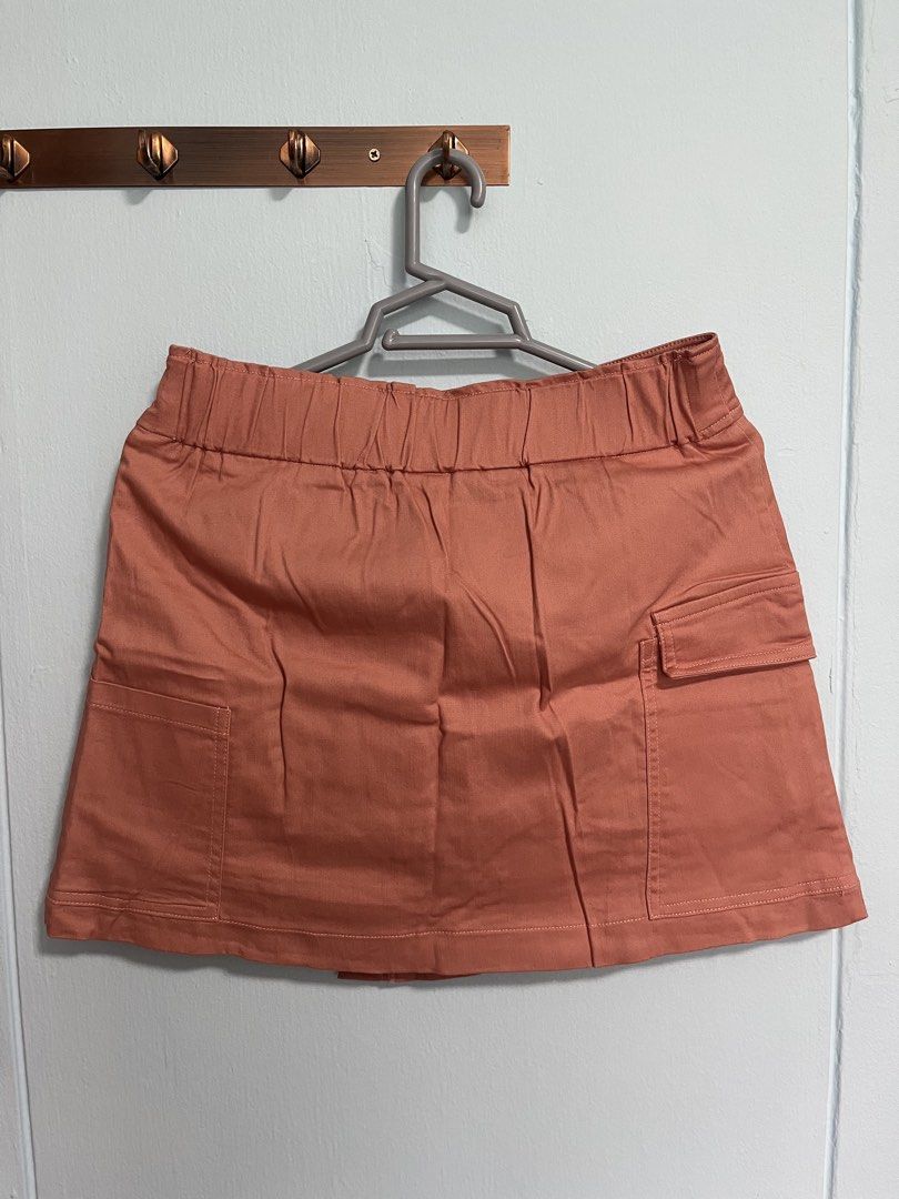 Assorted skirts (Category: Skirts) located in Singapore. Submitted by 15sweetbean (Listing ID 1435375348, Image 6). Description: ALL for $3 ALL bega skirts - grey checkered skirt (1st and 2nd pic): worn a few times - orange brownish skirt (3rd and 4th pic): worn a few times - pink skirt (5th and 6th pic): brand new! - tracked mailing: $2.80 if not collect downstairs my block.