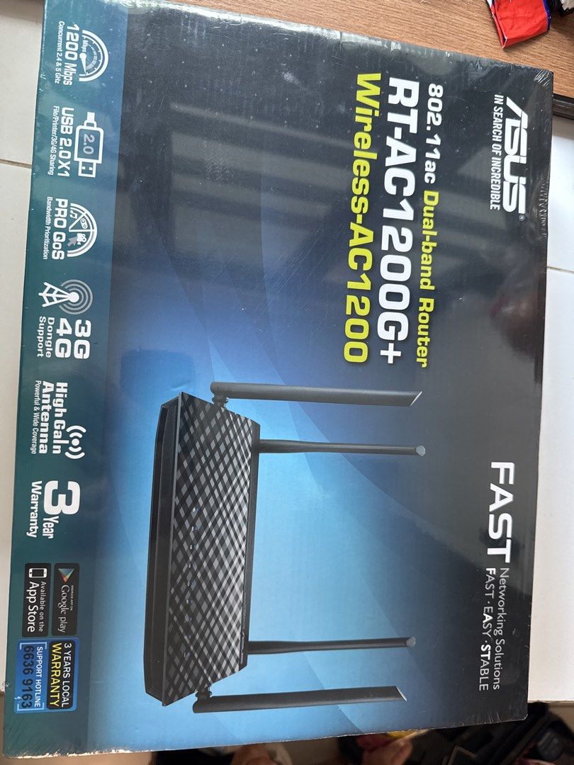 ASUS RT-AC1200G+ Wireless Router442003251863889920