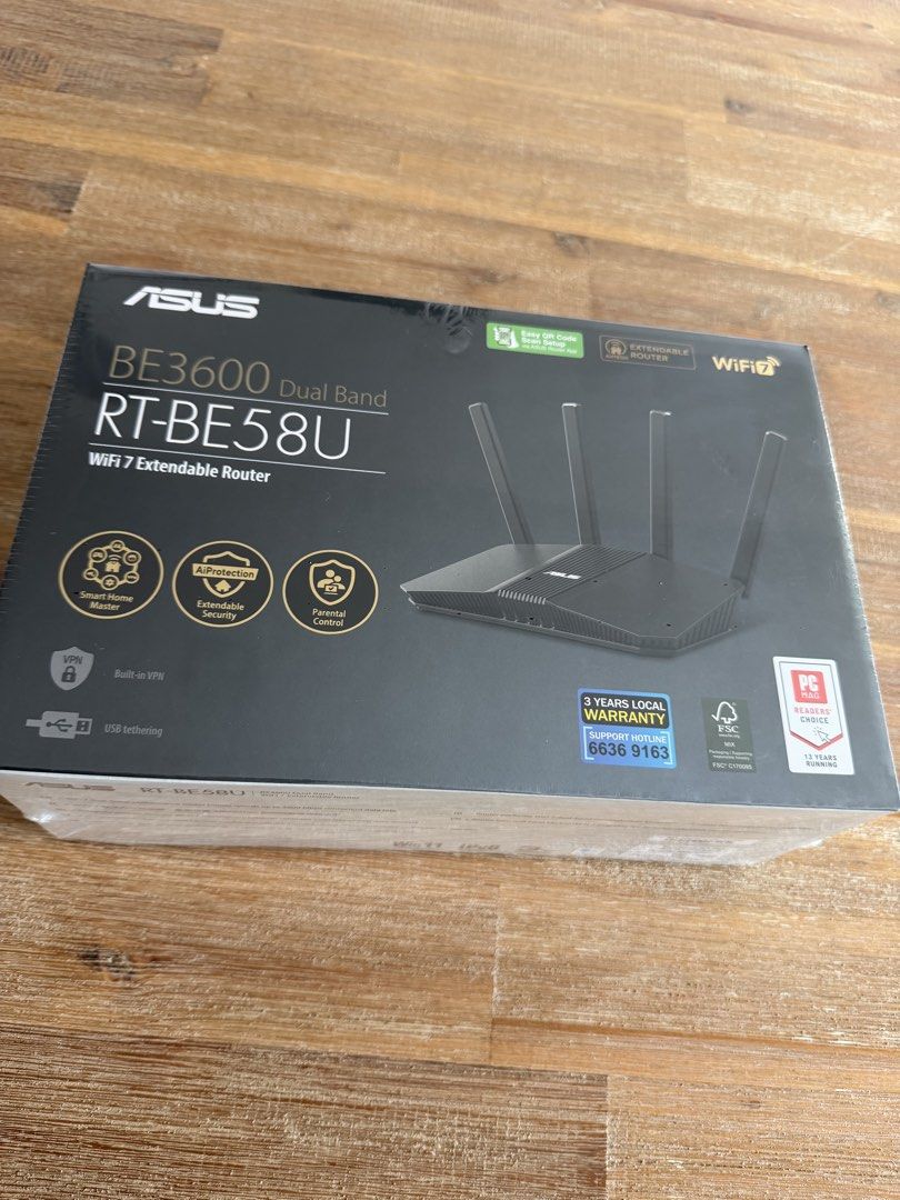 ASUS RT-BE58U BE3600 Dual Band WiFi 7 Router