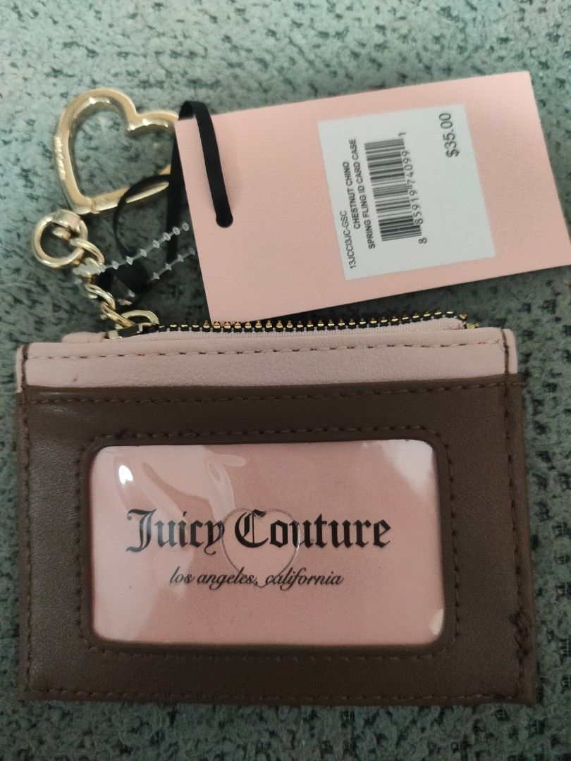 Authentic Juicy Couture & Jessica Simpson Cardholder (Category: Wallets & Card holders) located in Taytay. Submitted by aavyaandnin (Listing ID 1433828356, Image 2). Description: - Authentic Juicy Couture & Jessica Simpson cardholders - Features Juicy Couture logo - Selling for ₱900 each (Original price: ₱2030) - Includes a keychain - Perfect for cards and small essentials - Stylish and functional accessory - Available in multiple designs.
