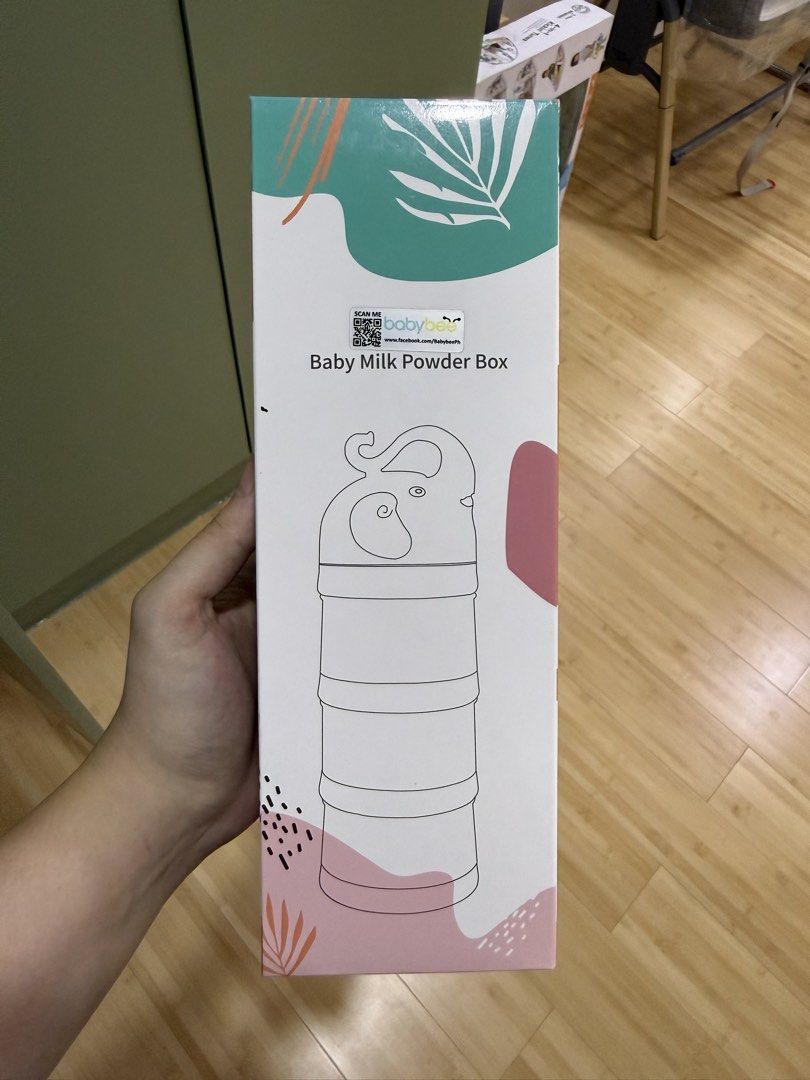 Babybee Elephant Milk Powder Box (Category: Breastfeeding & Bottle Feeding) located in Dasmarinas. Submitted by denmae (Listing ID 1435363854, Image 1). Description: - Babybee Milk Powder Box - Elephant design - Light green with white accents - Multiple compartments for milk powder or snacks - Portable and easy to use - Made of durable, food-grade plastic - Ideal for parents on the go.