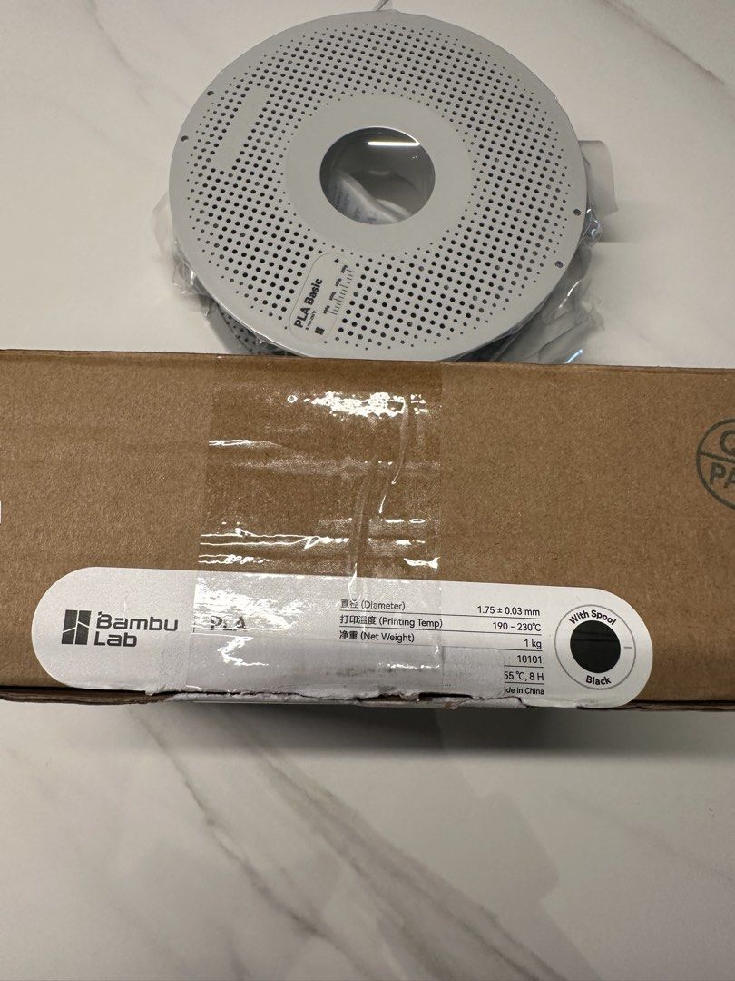 Bambu Lab PLA Basic 3D Printing Filament - Black442132770838947844