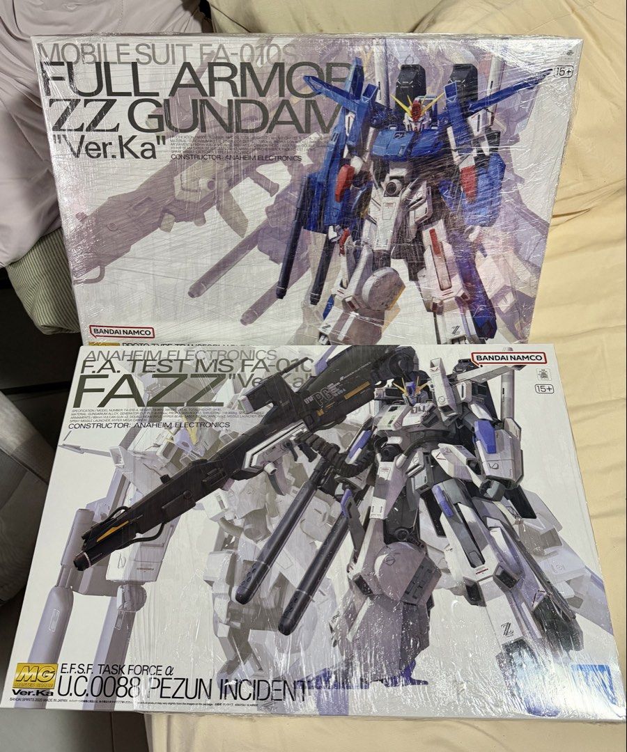 Bandai MG Full Armor ZZ Gundam & FAZZ ver.ka Model Kits, Hobbies & Toys ...