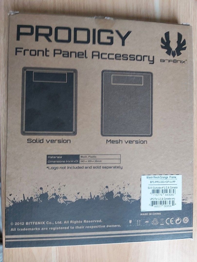 BitFenix Prodigy Front Panel (Mesh)442353289927086080