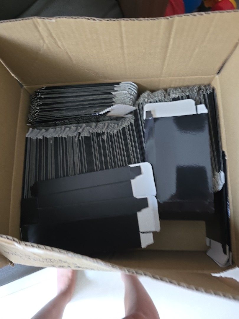 Black Cardboard Packaging Boxes - New441951052409098241