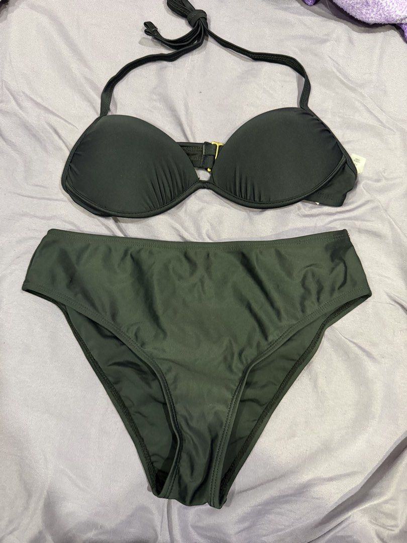 Black swimsuit bikini (Category: Bikinis & Swimsuits) located in General Trias. Submitted by secondhandthingzz (Listing ID 1435472336, Image 1). Description: XS on tag Never worn Location: General Trias, Cavite Payment: Gcash/RCBC/Maribank Delivery: Lalamove, J&T (shouldered by buyer) ❤️.
