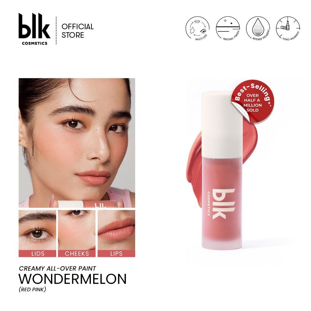 BLK Creamy All Over Paint (Category: Makeup) located in Batangas. Submitted by agfdc (Listing ID 1435485400, Image 2). Description: (2 pcs avail) -one sealed, one unsealed pero swatched lang -Shade: Wondermelon -Old packaging Yes, legit and orig sya. No to fake tayo girlies Pm lang if may katanungan. Willing din magsend ng ids :)) .