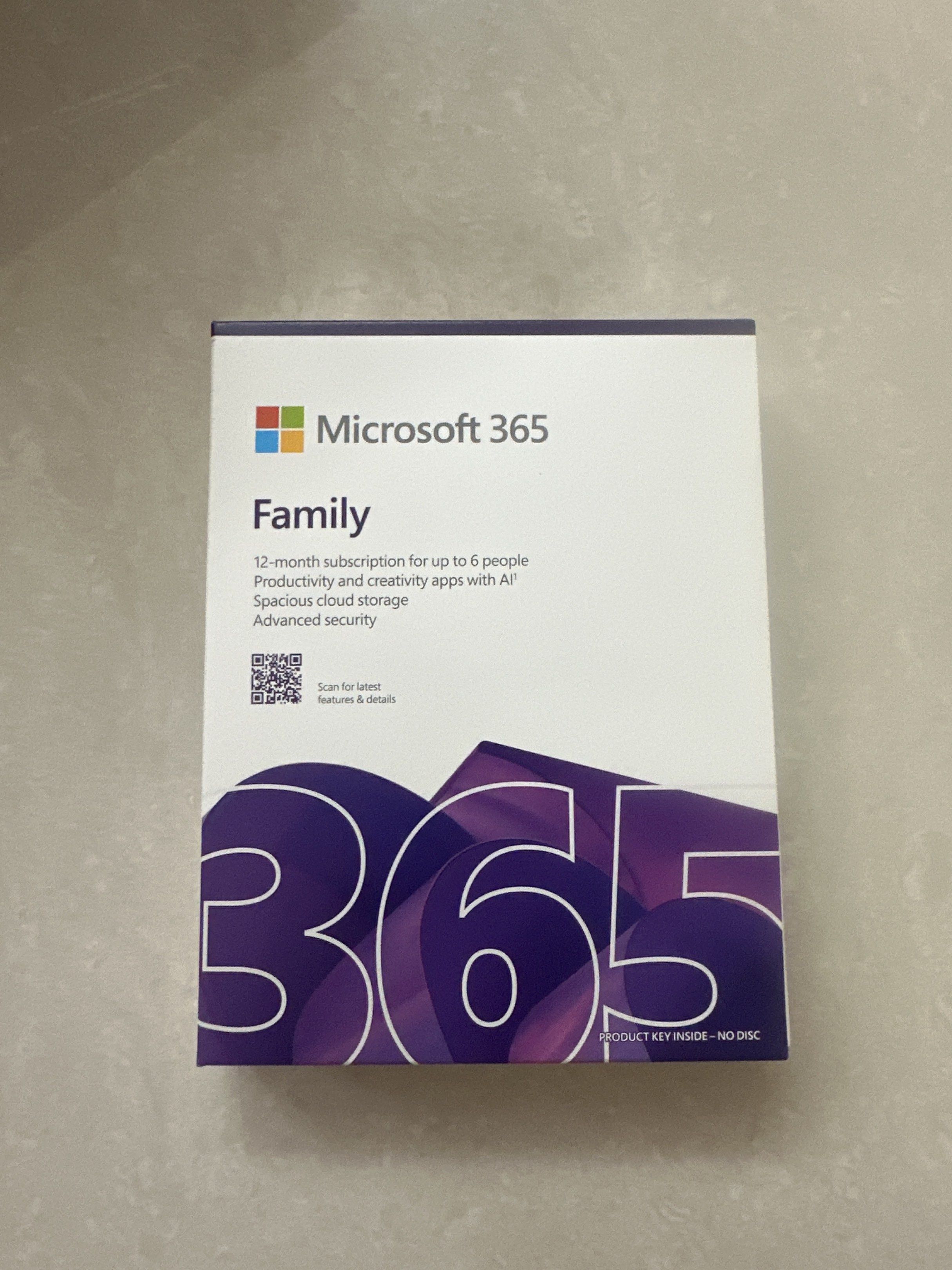 BN Sealed Microsoft 365 Family