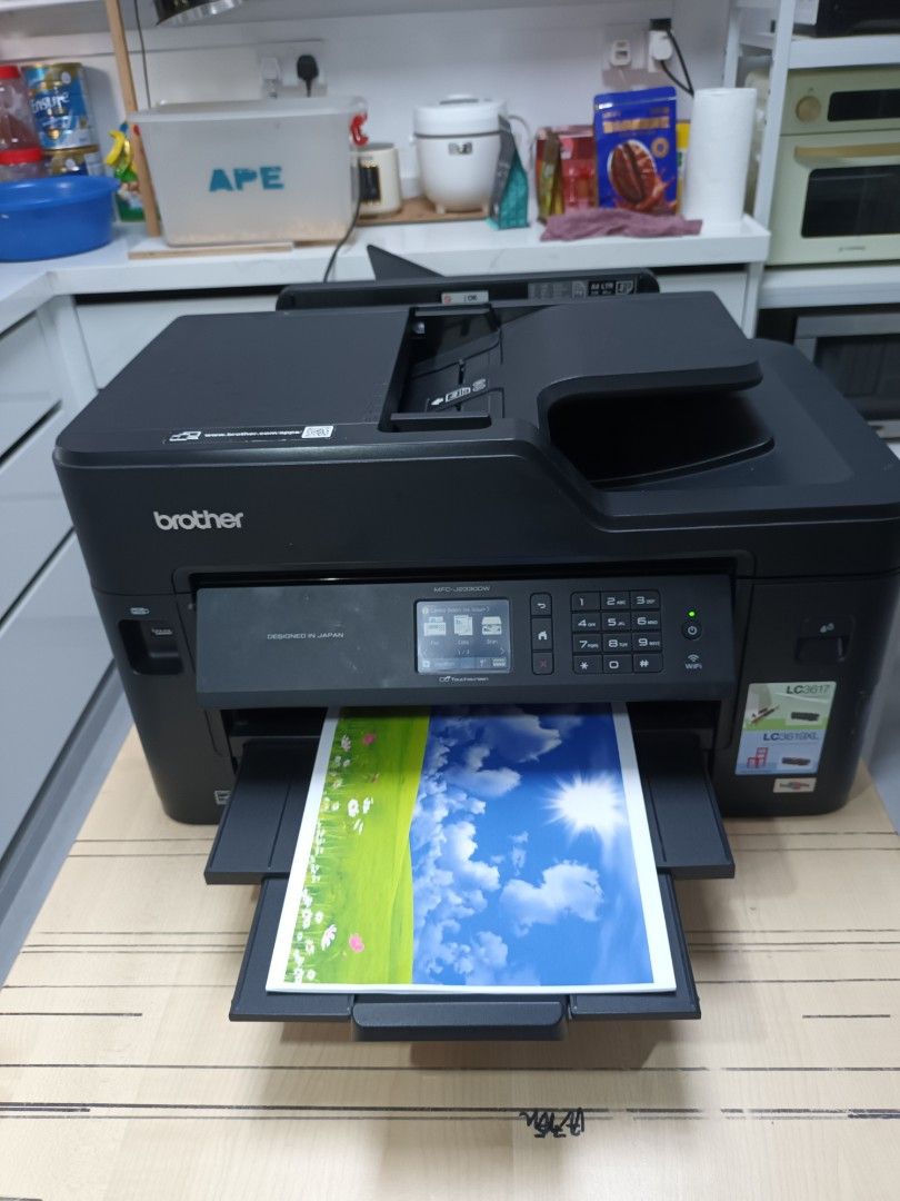 Brother MFC-J2330DW Colour Inkjet Printer ( Cartridge ink can be refilled)