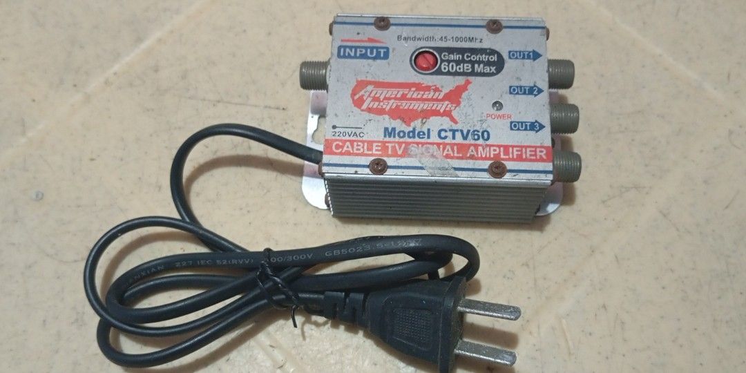 Cable TV Signal Amplifier (Category: Everything Else Others) located in Marikina City. Submitted by leoricktechservices (Listing ID 1435428503, Image 2). Description: i don't know if anybody could still make use of this. posting just in case..