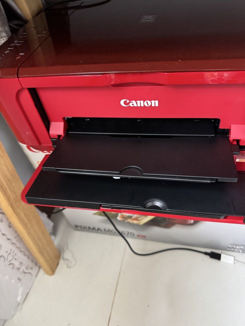 Canon pixma MG3670 printer in red442132773586216961