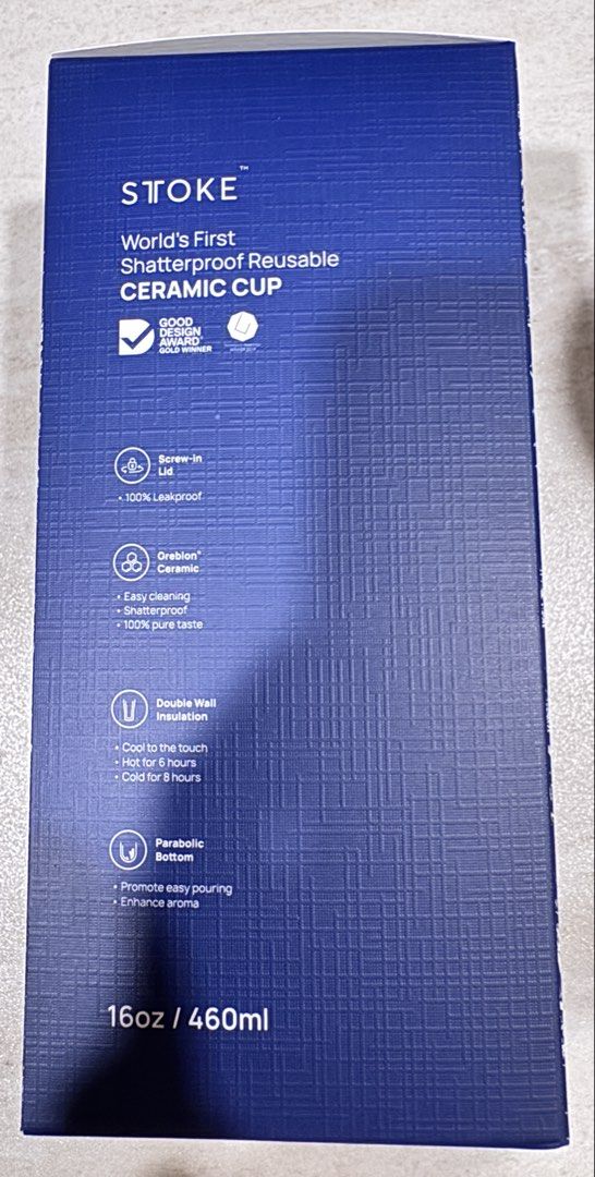 Chagee Stoke 16oz Reusable Ceramic Cup - Brand New442189898475776001