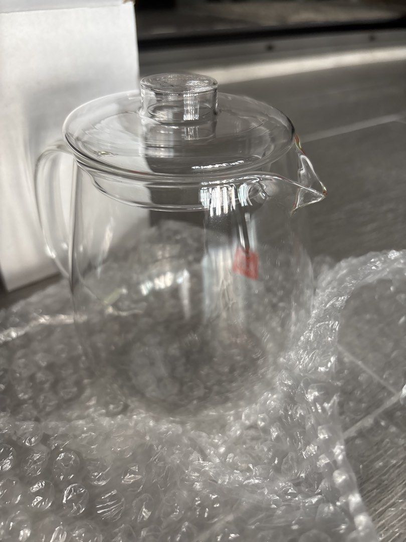 Clear Glass Teapot with Lid441960752607416320