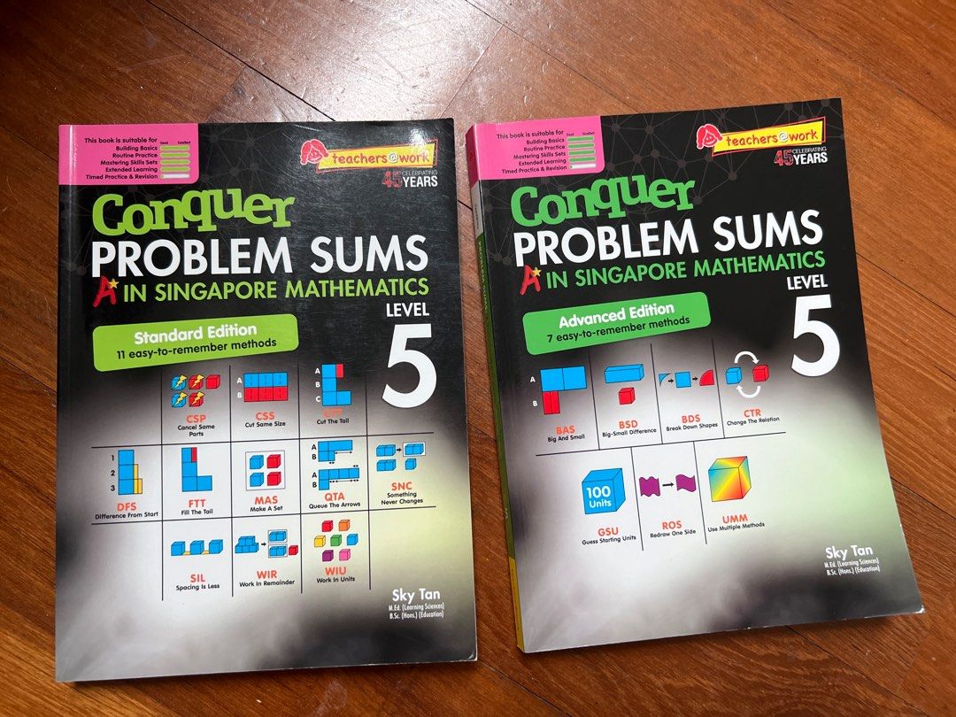 (NEW EDITION 2025) Conquer Problem Sums in Singapore Mathematics Level ...
