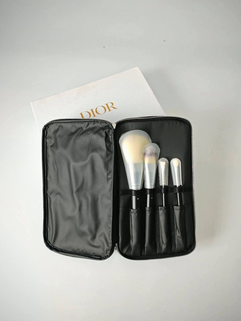 Dior brushes pouch included 4pcs brushes with box (Category: Accessory Holder, Box & Organizers) located in Quezon City. Submitted by brbags (Listing ID 1435390524, Image 1). Description: .
