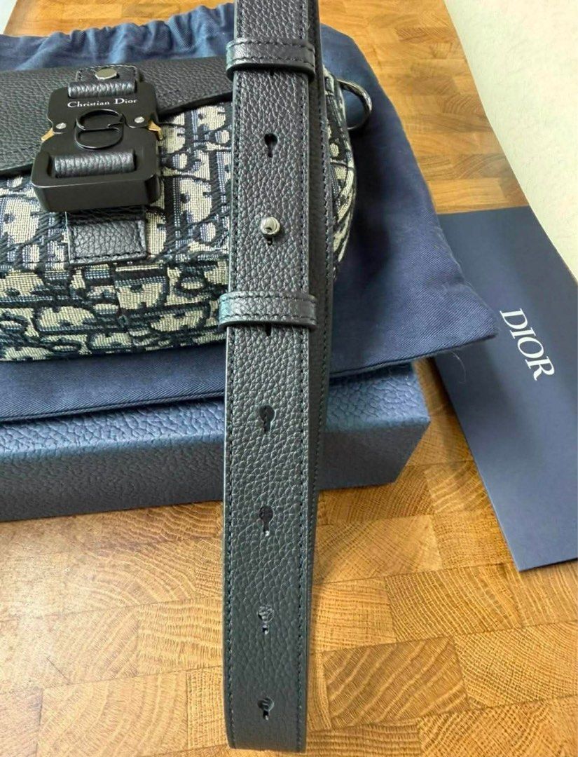 Dior mini saddle messenger bag (Category: Luxury Bags & Wallets) located in Quezon City. Submitted by slluxury_ph (Listing ID 1435470676, Image 3). Description: Dior mini saddle messenger bag Complete inclusion.