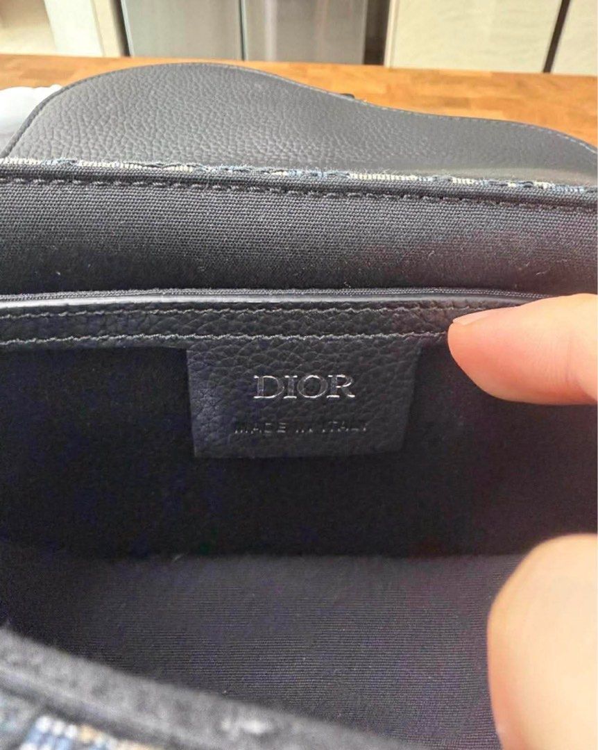 Dior mini saddle messenger bag (Category: Luxury Bags & Wallets) located in Quezon City. Submitted by slluxury_ph (Listing ID 1435470676, Image 2). Description: Dior mini saddle messenger bag Complete inclusion.