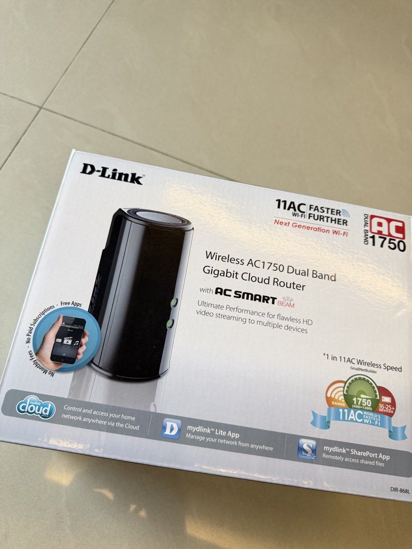 D-Link Wireless AC1750 Dual Band Gigabit Cloud Router442452970811566083