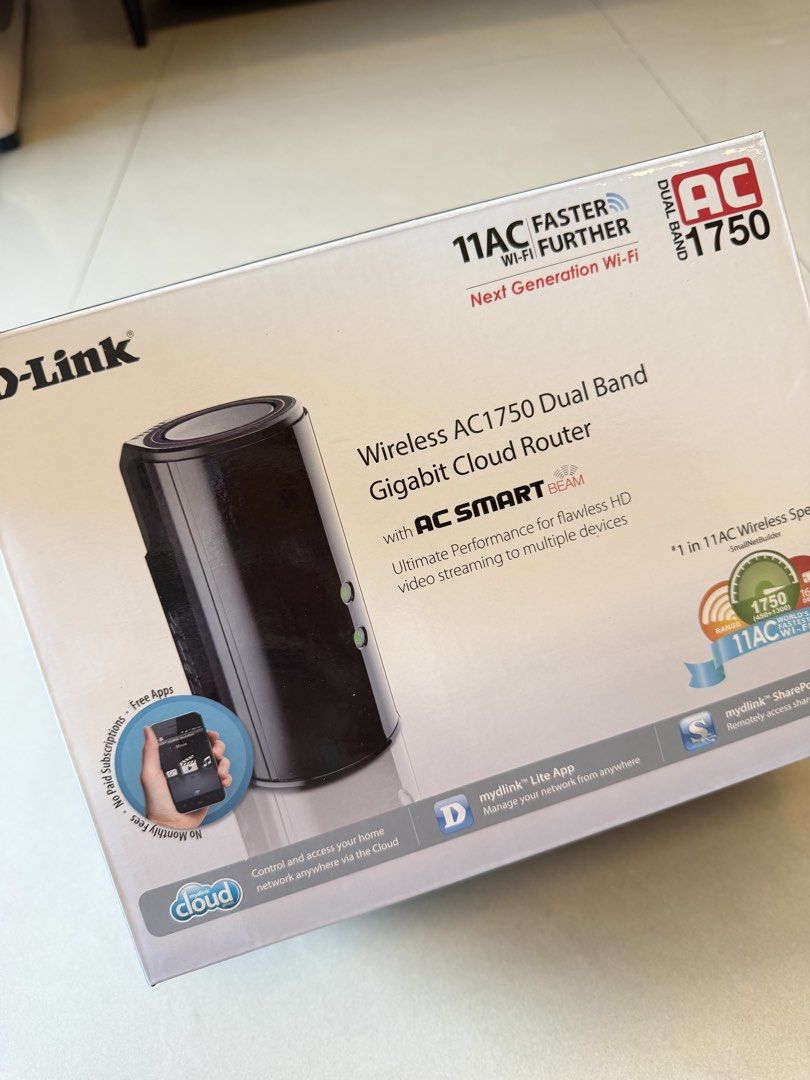 D-Link Wireless AC1750 Dual Band Gigabit Cloud Router442452970811566082