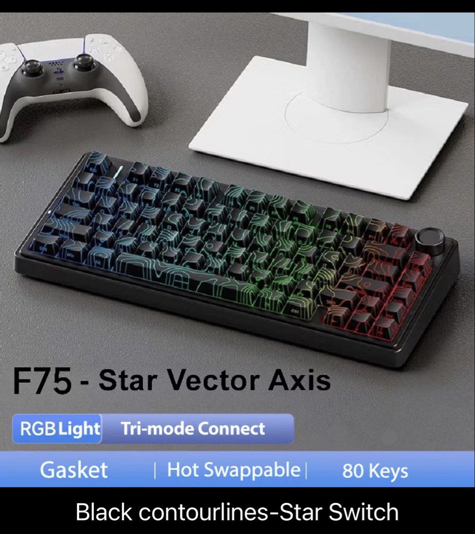 F75 Star Vector Axis Mechanical Keyboard442004150629836800