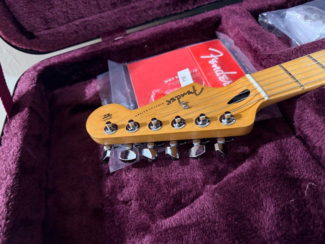 Fender Player II Stratocaster (Category: Musical Instruments) located in Quezon City. Submitted by jigarcia__ (Listing ID 1435487516, Image 3). Description: Fender Player II Stratocaster (hardcase included) LOCATION: BAGUIO CITY - Tuners: Upgraded with Fender Locking Tuners - Stock tuners are free - Finish: Glossy. - Never used in gigs. - Condition is like new. - Can deliver within baguio or nearby provinces (pm is the key). - No to trades, for s