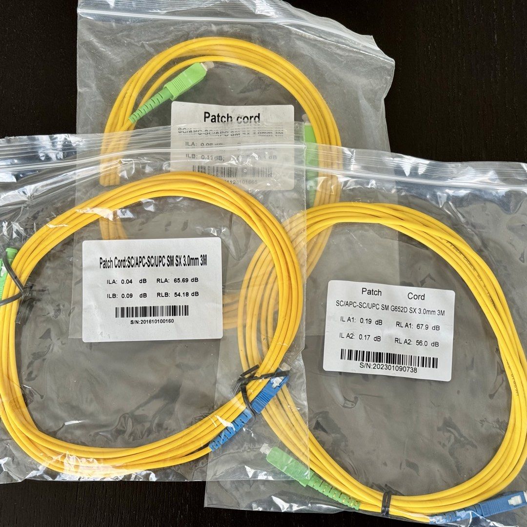 Fiber Optic Patch Cord SC/APC-SC/APC 3m