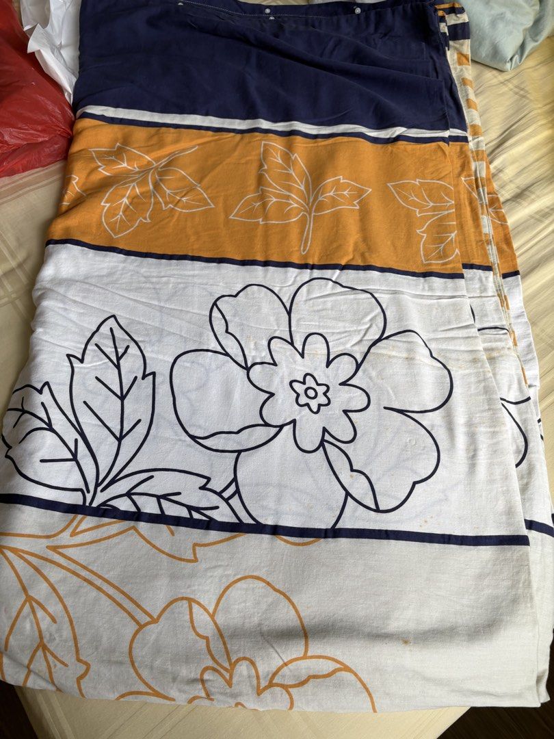 Floral Pattern Bed Sheet king size