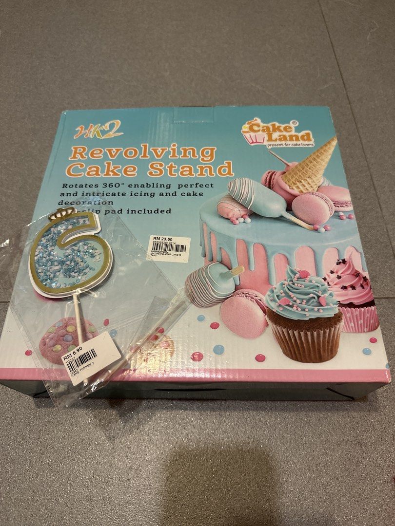 Free HK2 Revolving Cake Stand 28cm442186420380641281
