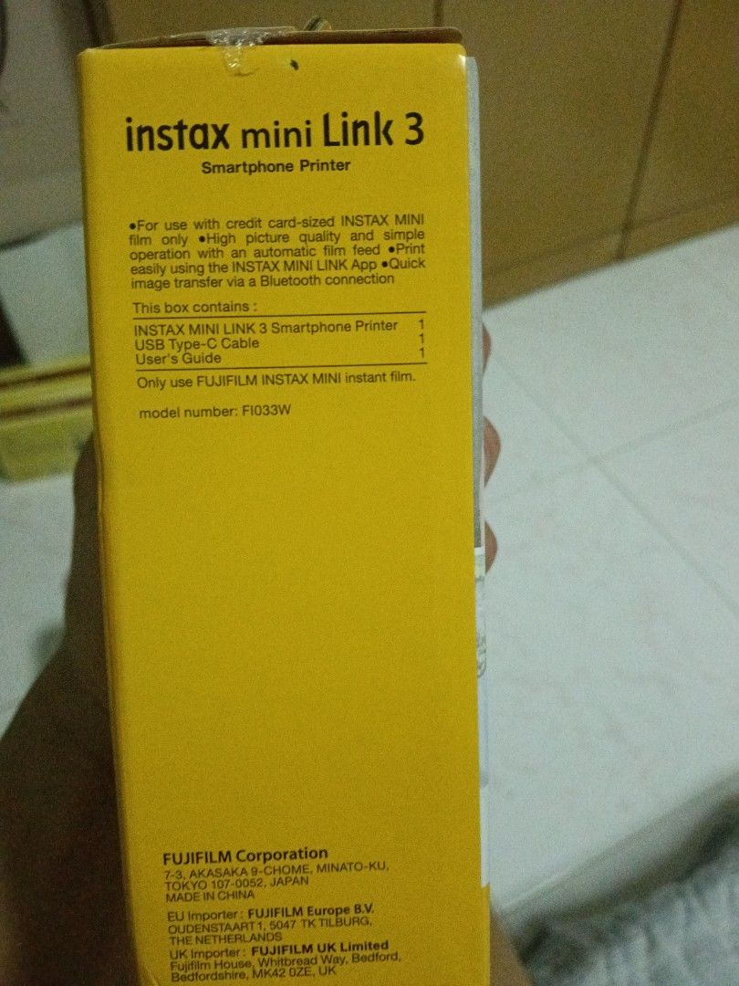 Fujifilm Instax Mini Link 3 Smartphone Printer - Clay White442362120551147523