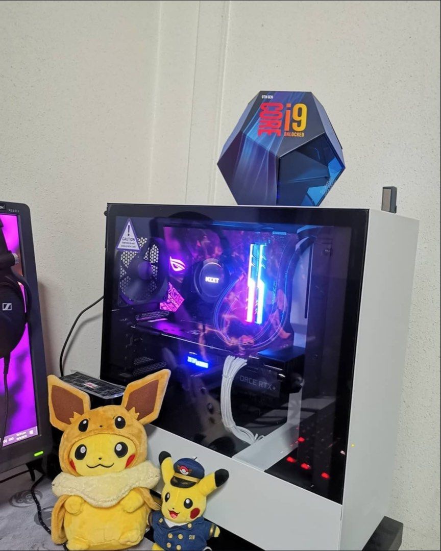 Gaming PC - NZXT Case, Intel i9 CPU, RTX Graphics Card