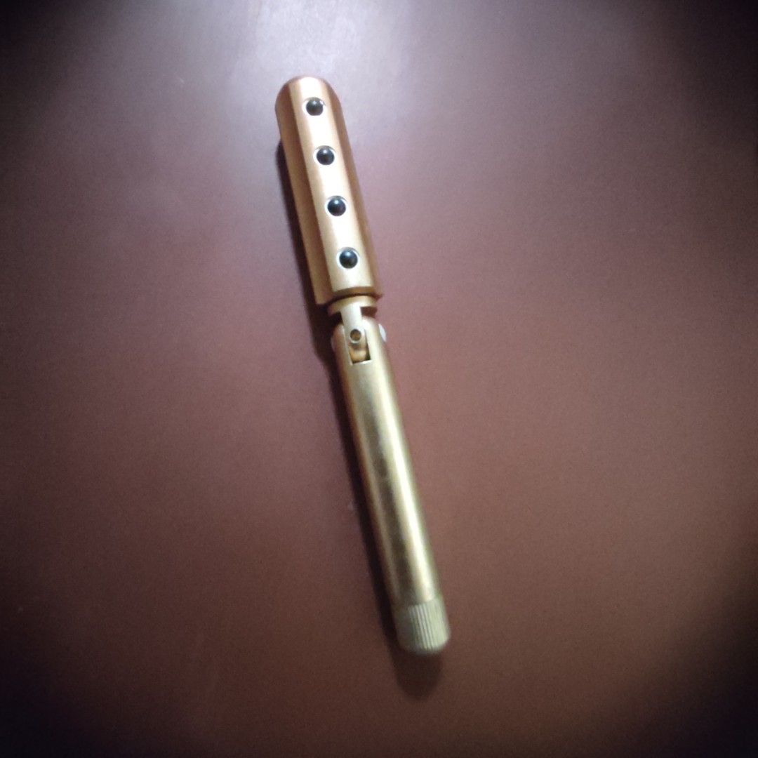 Germanium Roller Facial Massager (Category: Face Care) located in Las Pinas. Submitted by lawki_stuff (Listing ID 1435351537, Image 1). Description: - Facial roller with germanium balls from Japan - Adjustable design angle can be adjusted to 90 degrees - This design can be used not only on the face but on the body as well - Compact size - Length 6.5".