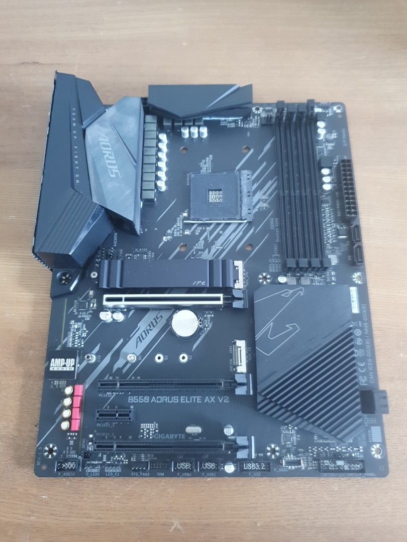 Gigabyte B550 AORUS ELITE AX V2 Motherboard + Super Flower PSU (both faulty)