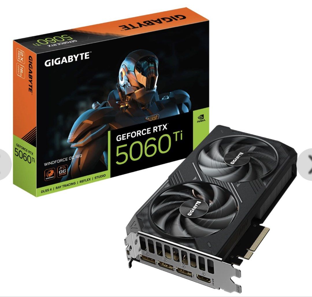 Gigabyte GeForce RTX 5060 Ti 16GB Graphics Card 5060Ti 16 gb windforce SFF