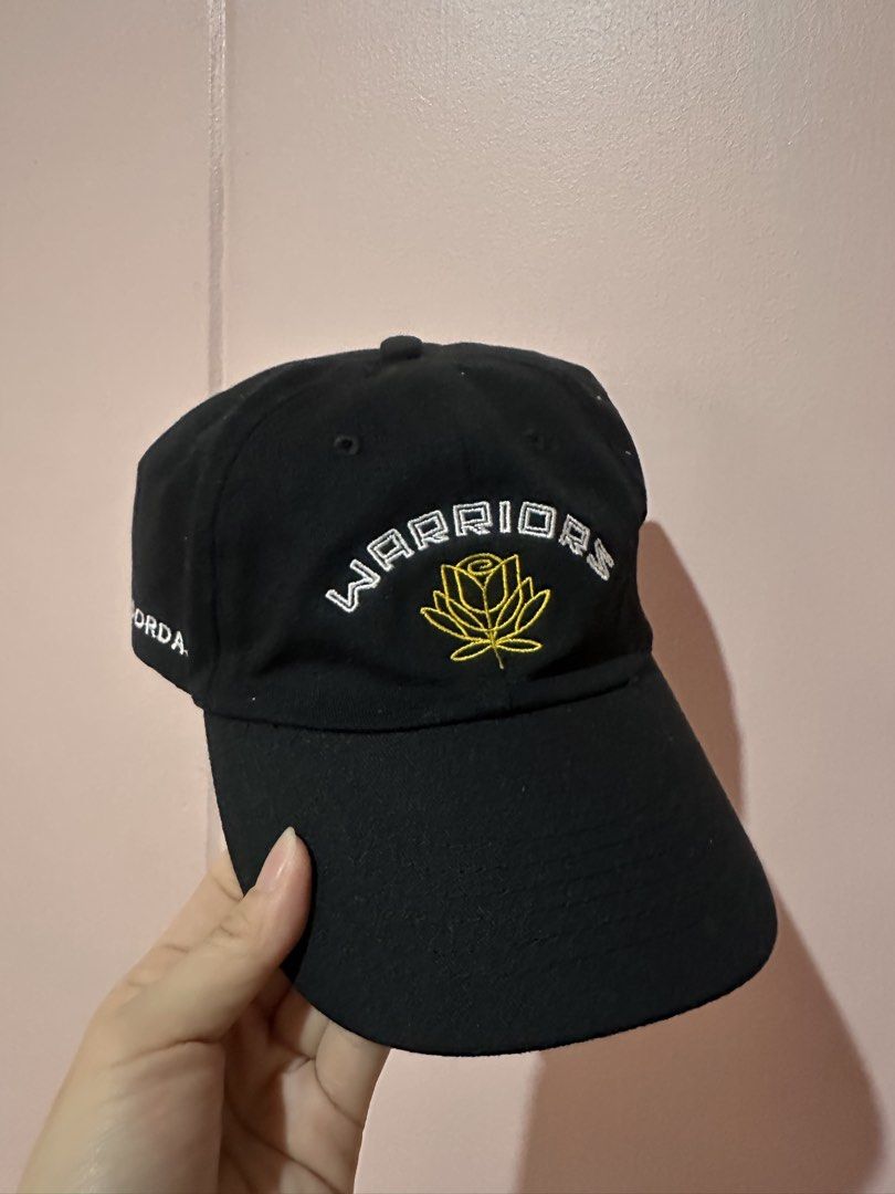Golden State Warriors Cap from NBA (Category: Caps & Hats) located in Caloocan City. Submitted by kween.of.decluttering (Listing ID 1435415421, Image 1). Description: - Black cap with 'Warriors' embroidered on the front - Got it in New York when I watched the NBA game.