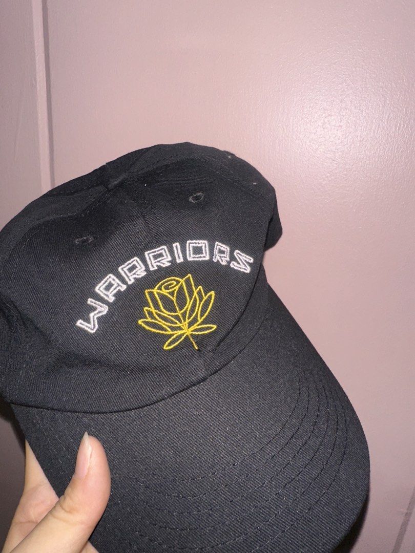Golden State Warriors Cap from NBA (Category: Caps & Hats) located in Caloocan City. Submitted by kween.of.decluttering (Listing ID 1435415421, Image 2). Description: - Black cap with 'Warriors' embroidered on the front - Got it in New York when I watched the NBA game.
