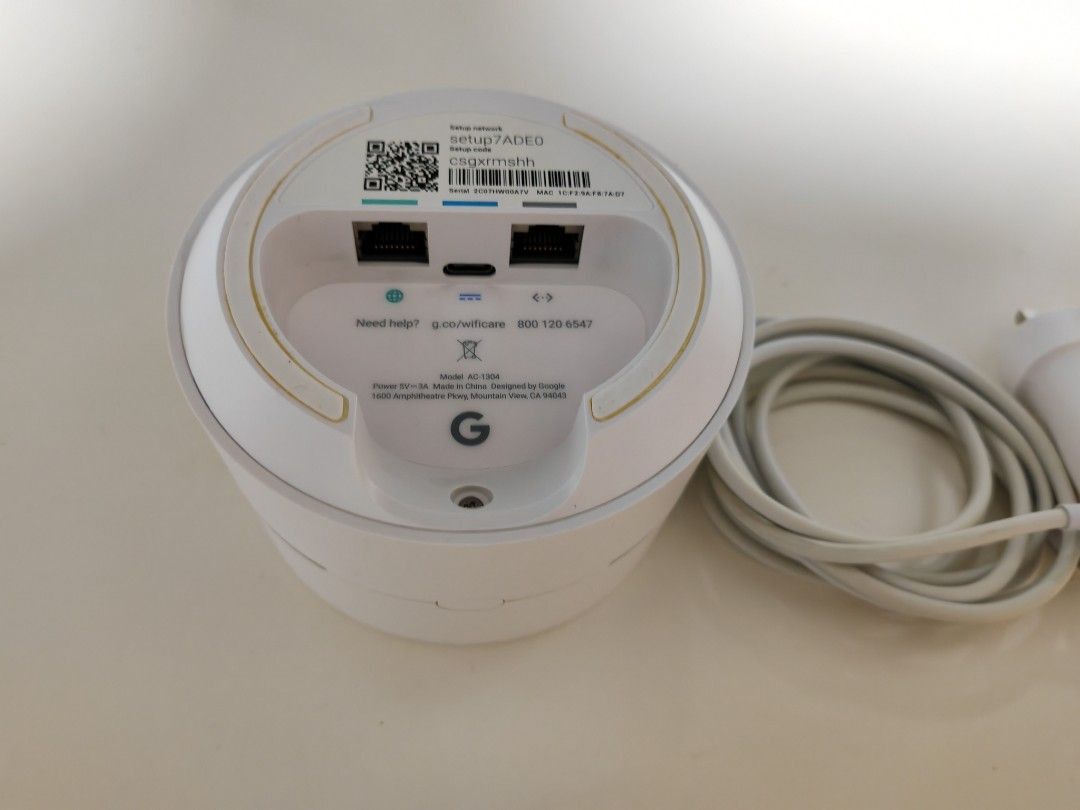 Google Nest Wifi Router - White (Model AC-1304)442023583323279364