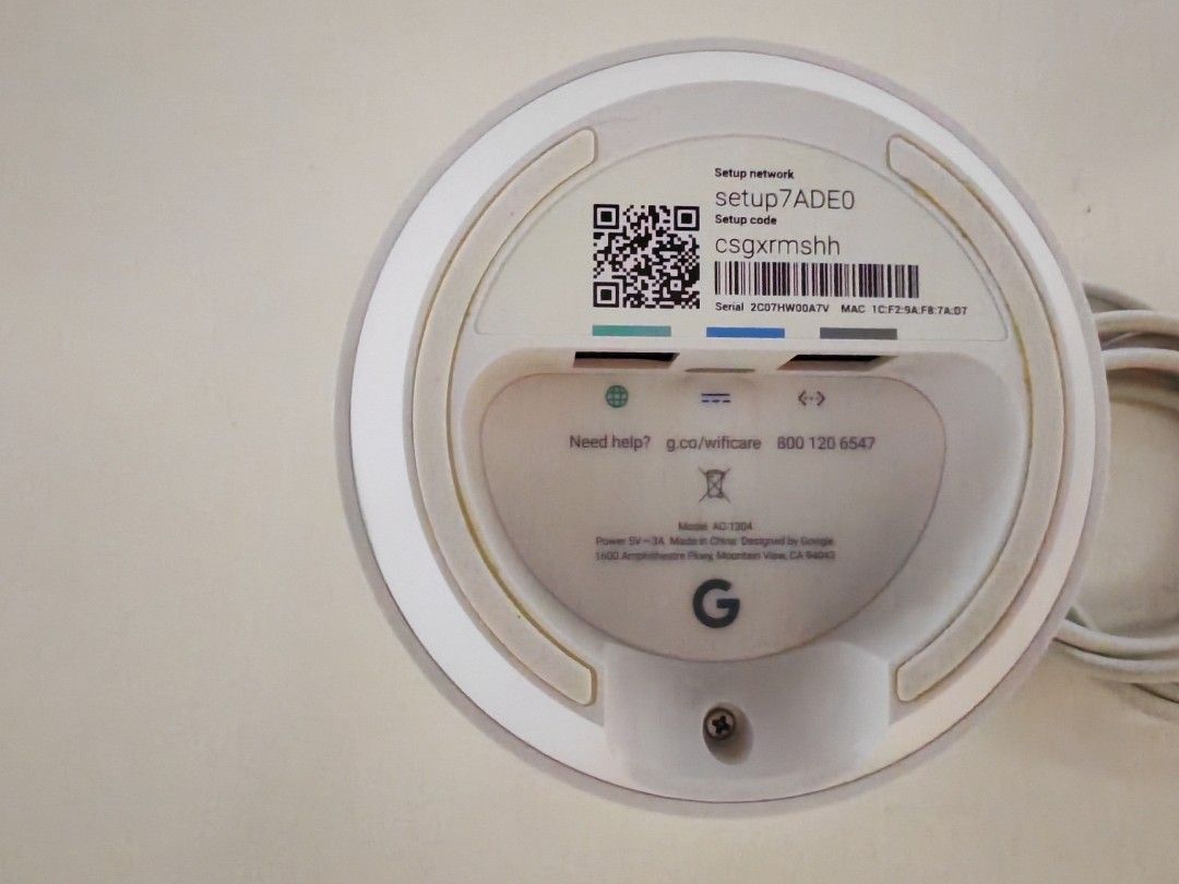 Google Nest Wifi Router - White (Model AC-1304)442023583323279362