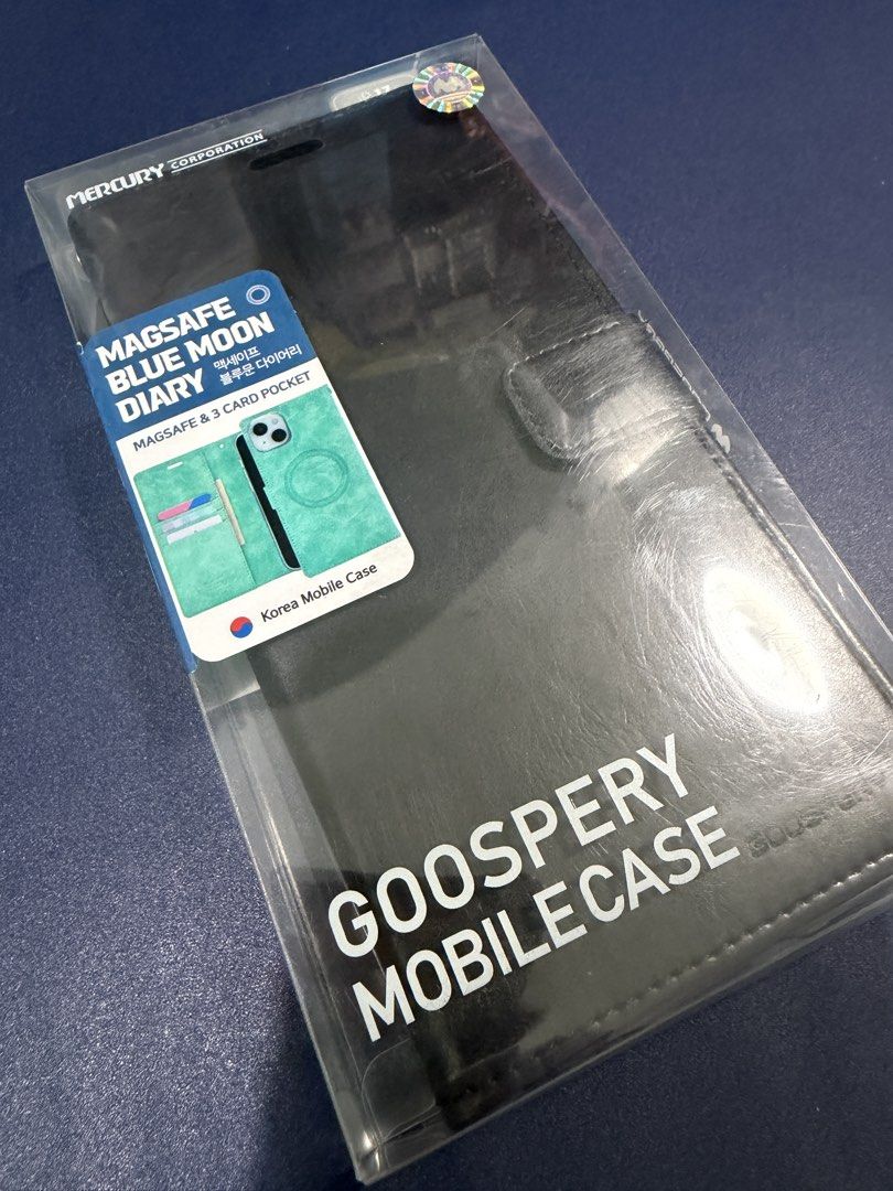 Goospery case for iphone17 Pro Max (Category: Cases & Sleeves) located in Imus. Submitted by honisp (Listing ID 1435360455, Image 1). Description: For Sale! 📱 Goospery Bluemoon Diary Case ✔️ For iPhone 17 Pro Max ✔️ MagSafe compatible ✔️ Soft synthetic leather finish ✔️ Flip stand function ✔️ Magnetic closure ✔️ Bought in Australia ✔️ 100% authentic 💵 Price: ₱1,500 (negotiable) 📍 Location: Imus City or Makati City.