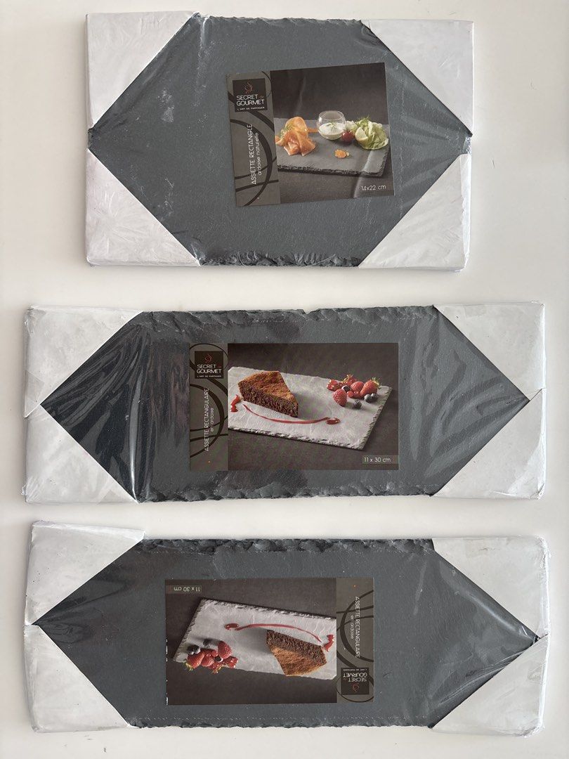 Gourmet Slate Serving Platters - Brand New