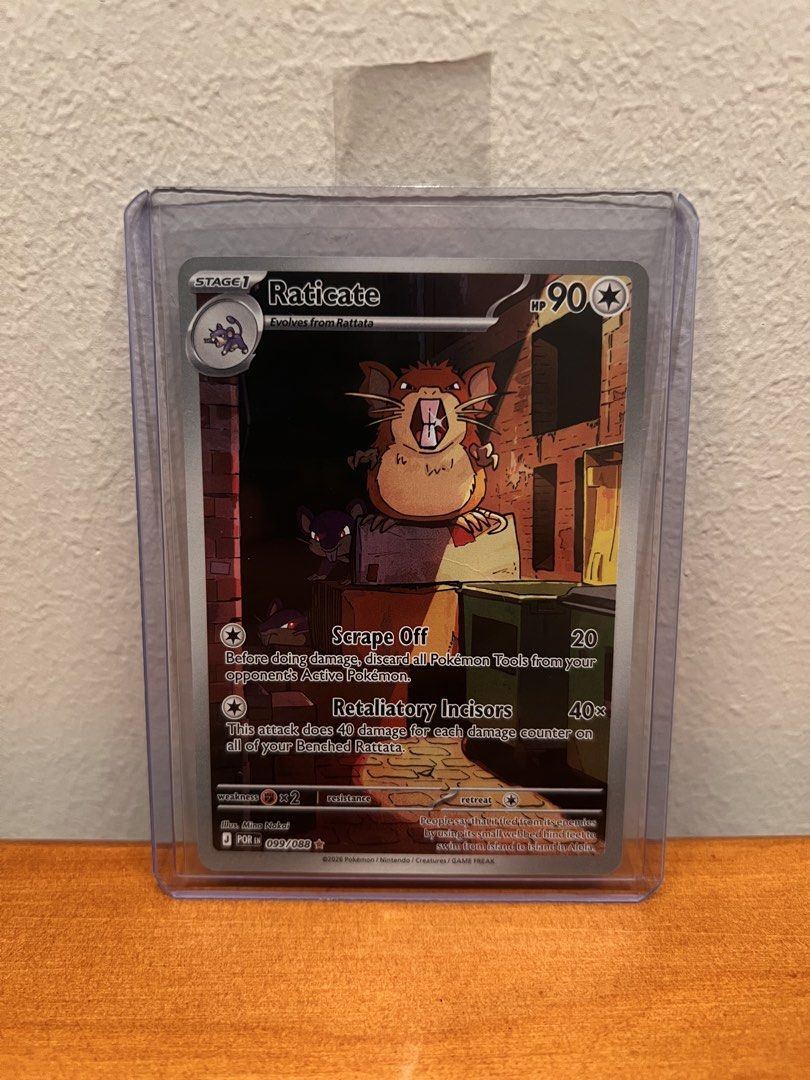 Tcg Raticate Perfect Order Raticate IR perfect order Mega evolution Pokemon Card 099/088 Clefable ...
