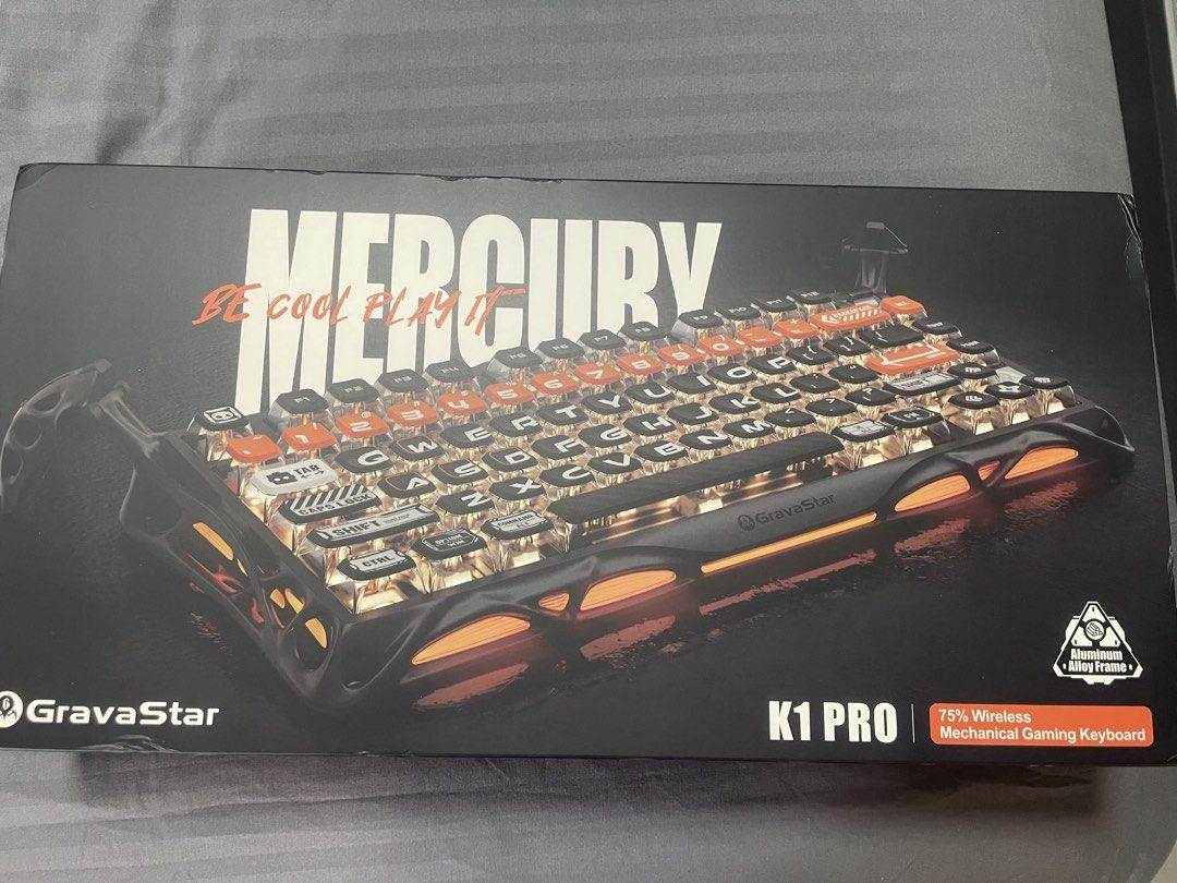 GravaStar Mercury K1 Pro 75% Wireless Mechanical Gaming Keyboard