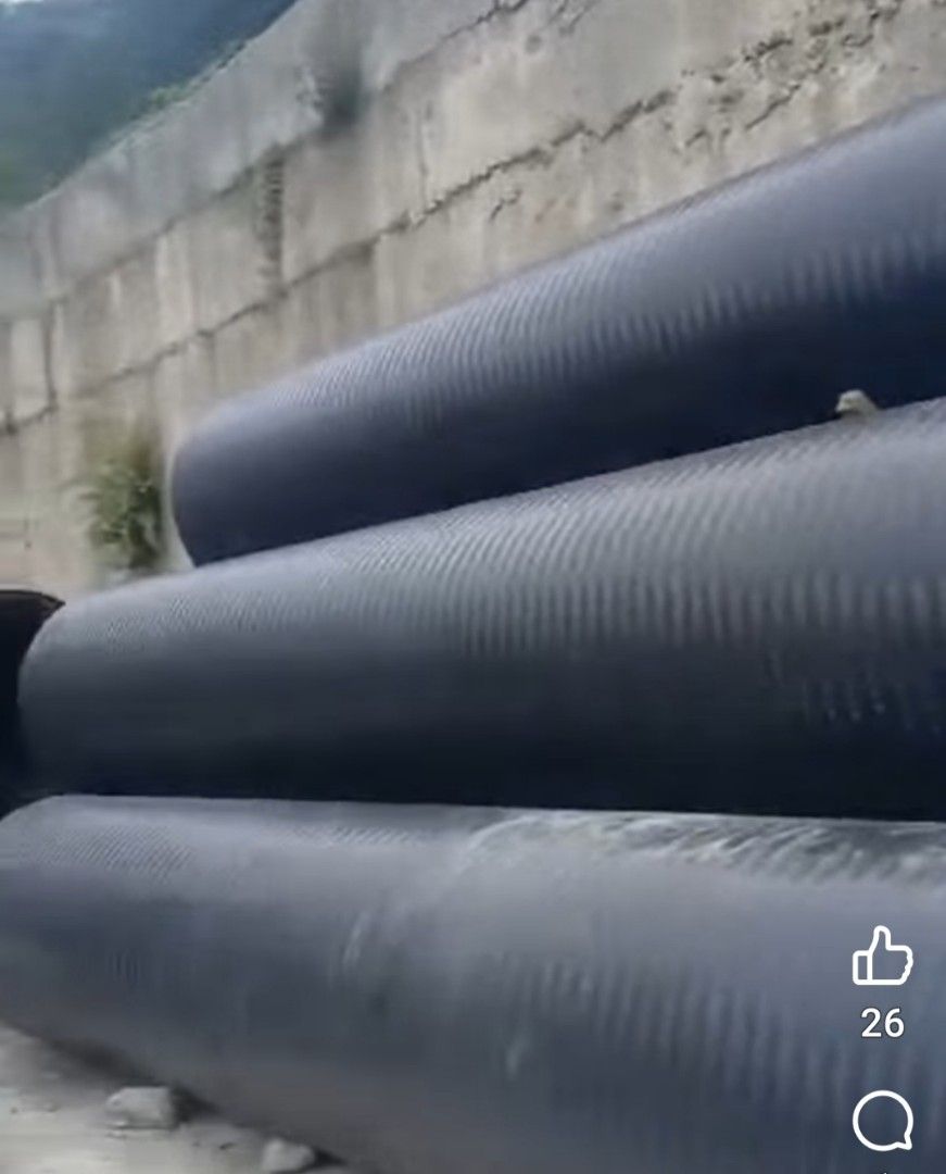 HDPE Double Wall Corrugated (Category: Construction Tools & Equipment) located in Calauan. Submitted by thor09 (Listing ID 1435519760, Image 3). Description: HDPE Double Wall Corrugated Pipe HDPE Pipe 250mm -2000mm Sewerage Rainwater drainage Ground drainage Domestic drainage UNDERGROUND DRAINAGE, AIRPORT DRAINAGE, PUBLIC WORKS & HIGHWAY DRAINAGE, POWER PLANT OUTFALL PIPELINE,RAILROAD DRAINAGE IRRIGATION WATER SUPPLY and MORE!! Location bulacan.