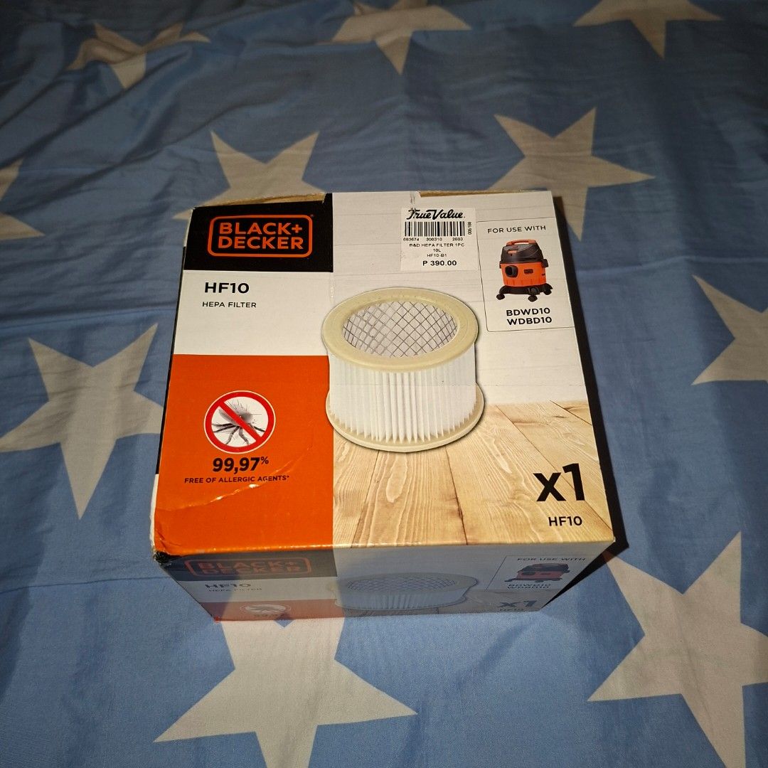 Hepa filter for black and decker vacuum cleaner (Category: Vacuum Cleaner & Housekeeping) located in Pasig City. Submitted by fasttech01 (Listing ID 1435380181, Image 1). Description: This is available as long as this is posted/visible listing. You may message me with the answer to the following questions once you are fully decided to purchase, should you need further thinking and canvassing you may just save the listing for future reference. 1. 