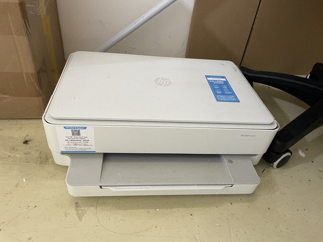 HP ENVY 6000 All-in-One Printer & office chair442009487725056001